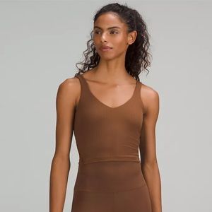 Lululemon Ribbed Align Tank Brown Size 6